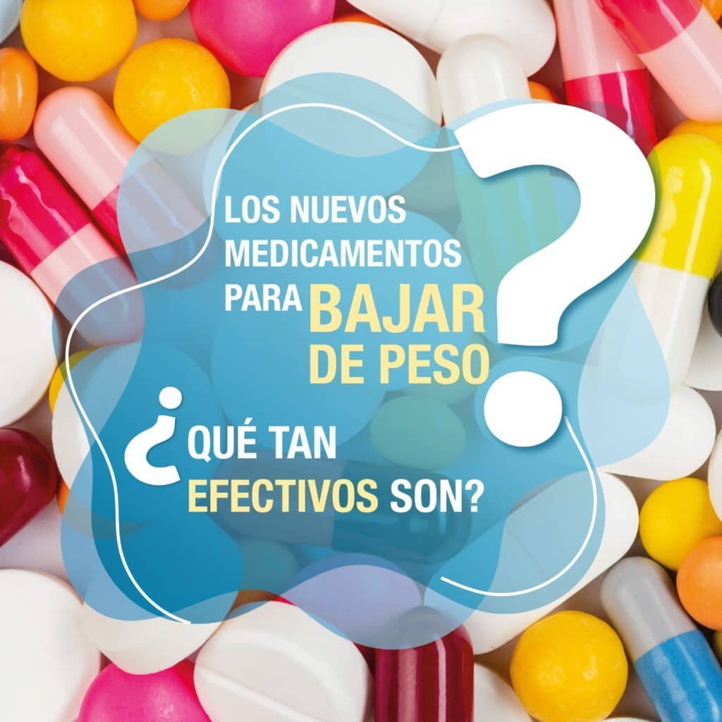 Ilustración de nuevos medicamentos para bajar de peso