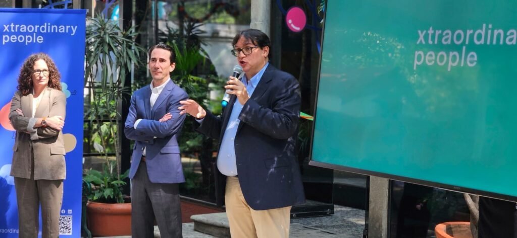 Evento de Xtraordinary People en su primer centro en México, ubicado en la colonia Anzures, Ciudad de México