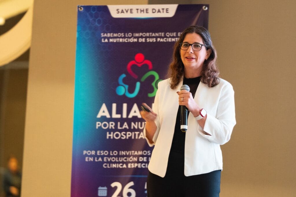 Dra. Olga Gómez Santa María, Presidenta del Colegio Mexicano de Nutrición Clínica y Terapia Nutricional (CMNCTN)
