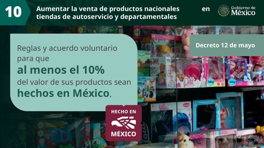 Fortalecer fabricación de bienes de consumo: Impulsar la producción nacional en sectores como textil y calzado.