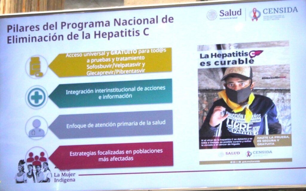 Pilares del programa nacional de eliminación de la hepatitis, Hepatitis C en México