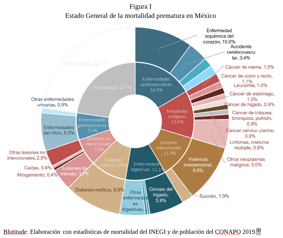 Estado General de la mortalidad prematura en México