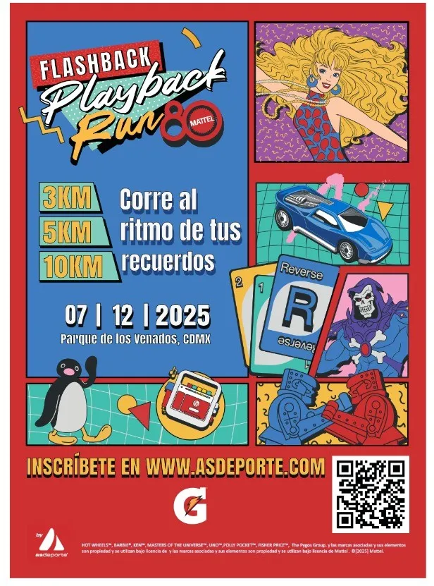 Mattel celebra 80 años con una carrera temática en la CDMX